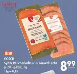 CITTI Markt GOSCH SYLT Sylter Räucherlachs oder Graved Lachs Angebot