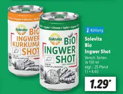 Lidl Solevita Bio Ingwer Shot Angebot
