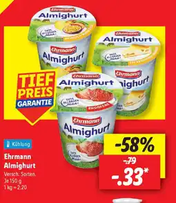 Lidl Ehrmann Almighurt Angebot