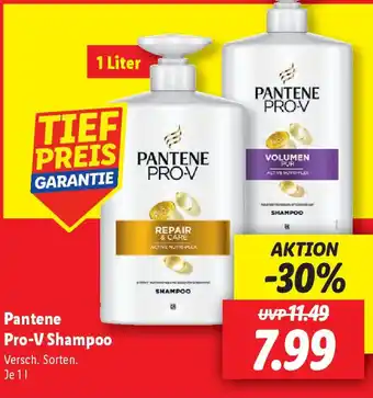 Lidl Pantene Pro-V Shampoo Angebot
