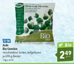 CITTI Markt ardo Bio Gemüse Angebot