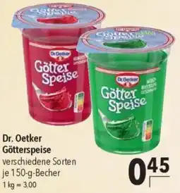 CITTI Markt Dr. Oetker Götterspeise Angebot