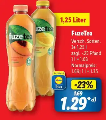 Lidl fuzetea Angebot