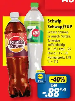 Lidl Schwip Schwap/7UP Schwip Schwap Angebot