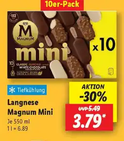 Lidl Langnese Magnum Mini Angebot