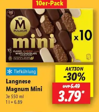 Lidl Langnese Magnum Mini Angebot