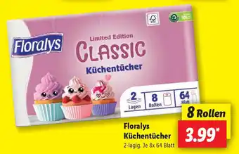 Lidl Floralys Küchentücher Angebot