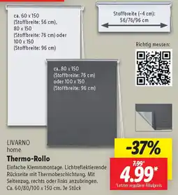 Lidl LIVARNO home Thermo-Rollo Angebot