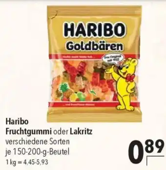 CITTI Markt Haribo Fruchtgummi oder Lakritz Angebot