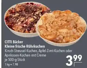 CITTI Markt CITTI Bäcker Kleine frische Rührkuchen Angebot