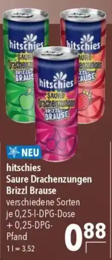 CITTI Markt hitschies Saure Drachenzungen Brizzl Brause Angebot