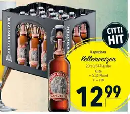 CITTI Markt Kapuziner Kellerweizen Angebot