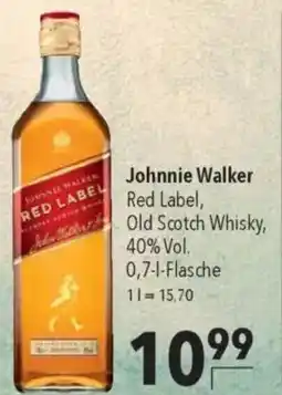 CITTI Markt Johnnie Walker Red Label, Old Scotch Whisky, 40% Vol. Angebot