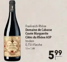 CITTI Markt Domaine de Cabasse Cuvée Marguerite Côtes du Rhône AOP Angebot