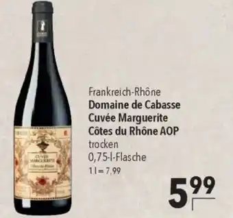 CITTI Markt Domaine de Cabasse Cuvée Marguerite Côtes du Rhône AOP Angebot
