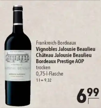 CITTI Markt Vignobles Jalousie Beaulieu Château Jalousie Beaulieu Bordeaux Prestige AOP Angebot