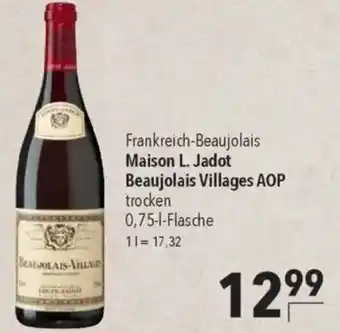 CITTI Markt Maison L. Jadot Beaujolais Villages AOP Angebot
