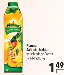 CITTI Markt Pfanner Saft oder Nektar Angebot