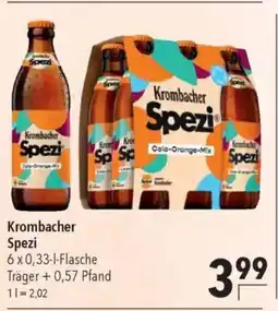 CITTI Markt Krombacher Spezi Angebot