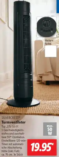 Lidl SILVERCREST Turmventilator Angebot