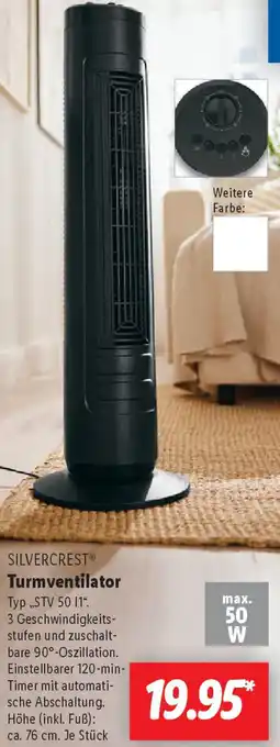 Lidl SILVERCREST Turmventilator Angebot