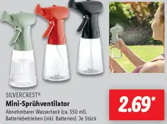 Lidl SILVERCREST Mini-Sprühventilator Angebot