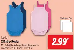 Lidl lupilu 2 Baby-Bodys Angebot