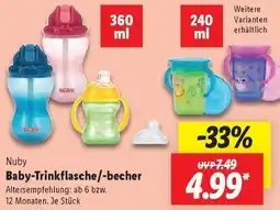 Lidl Nuby Baby-Trinkflasche/-becher Angebot