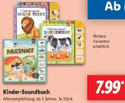 Lidl Kinder-Soundbuch Angebot