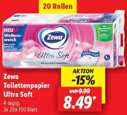 Lidl Zewa Toilettenpapier Ultra Soft Angebot