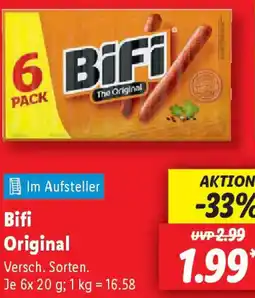 Lidl Bifi Original Angebot