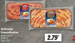 Lidl McEnnedy Streuselkuchen Angebot