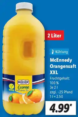 Lidl McEnnedy Orangensaft XXL Angebot