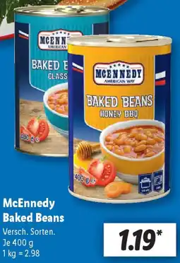 Lidl McEnnedy Baked Beans Angebot