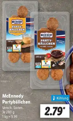 Lidl McEnnedy Partybällchen Angebot