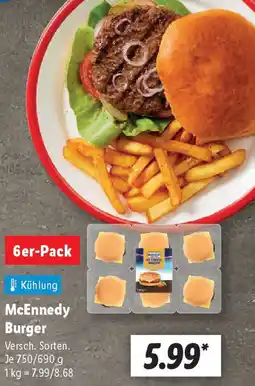 Lidl McEnnedy Burger Angebot