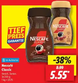 Lidl Nescafé Classic Angebot