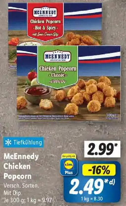 Lidl McEnnedy Chicken Popcorn Angebot