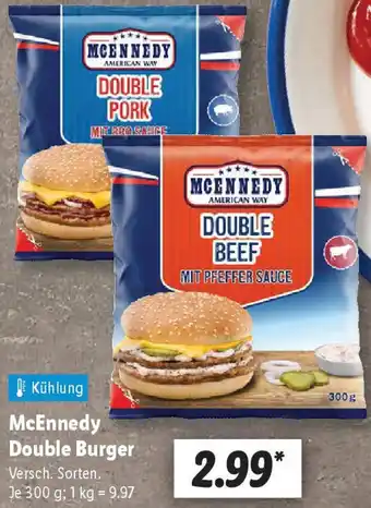 Lidl McEnnedy Double Burger Angebot