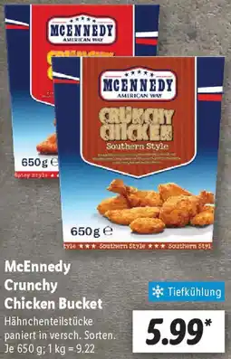 Lidl McEnnedy Crunchy Chicken Bucket Angebot