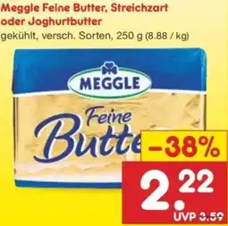 Netto Marken-Discount Meggle Feine Butter, Streichzart oder Joghurtbutter Angebot