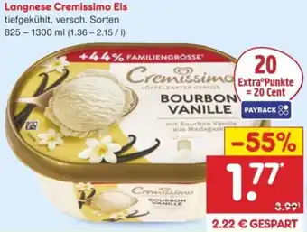 Netto Marken-Discount Langnese Cremissimo Eis Angebot