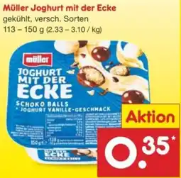 Netto Marken-Discount Müller Joghurt mit der Ecke Angebot