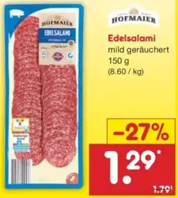 Netto Marken-Discount HOFMAIER Edelsalami Angebot