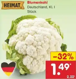 Netto Marken-Discount HEIMAT Blumenkohl Angebot