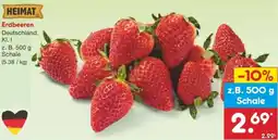 Netto Marken-Discount HEIMAT Erdbeeren Angebot