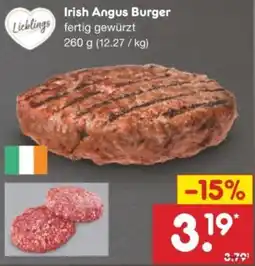 Netto Marken-Discount Lieblings Irish Angus Burger Angebot