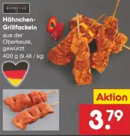 Netto Marken-Discount Hähnchen Grillfackeln Angebot
