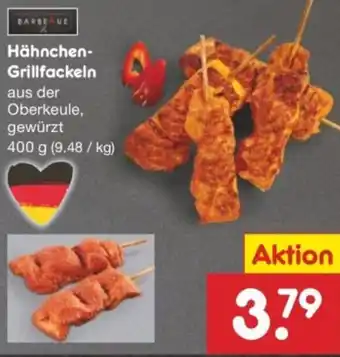 Netto Marken-Discount Hähnchen Grillfackeln Angebot