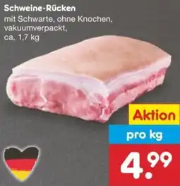 Netto Marken-Discount Schweine-Rücken Angebot
